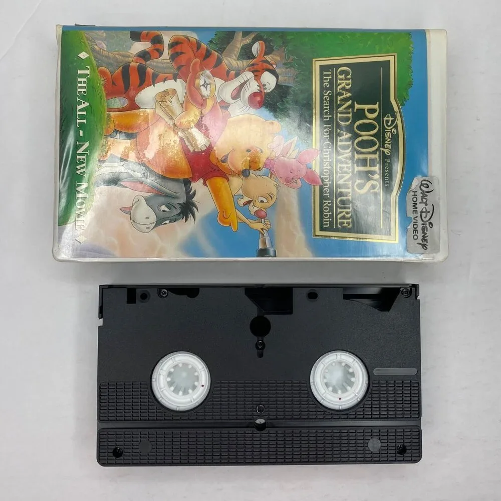 Disney Home Video Pooh's Grand Adventure Search Christopher Robin VHS Clamshell - Picture 6 of 9